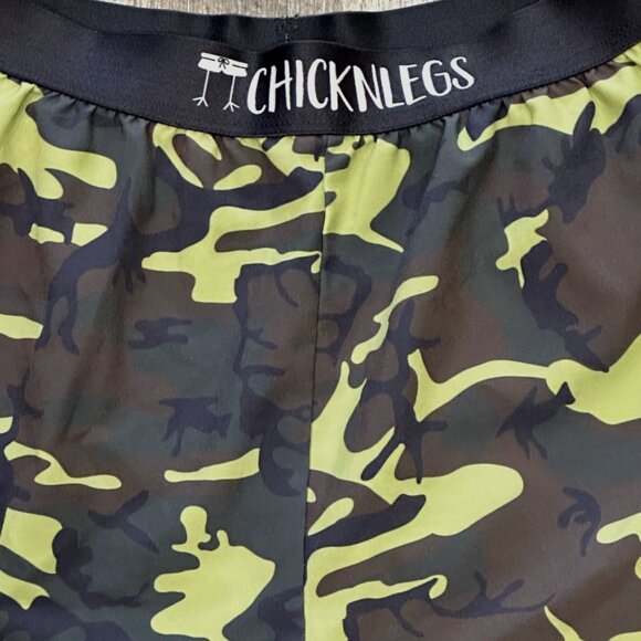 ChicknLegs Camouflage Pull-On Running Shorts Lined MultiColor Camo Print Size S - Picture 5 of 8